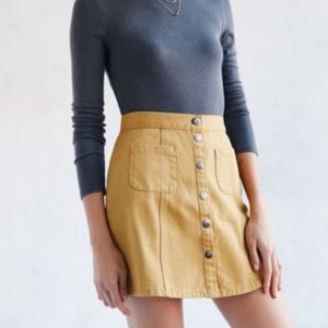 Urban outfitters denim twill button front